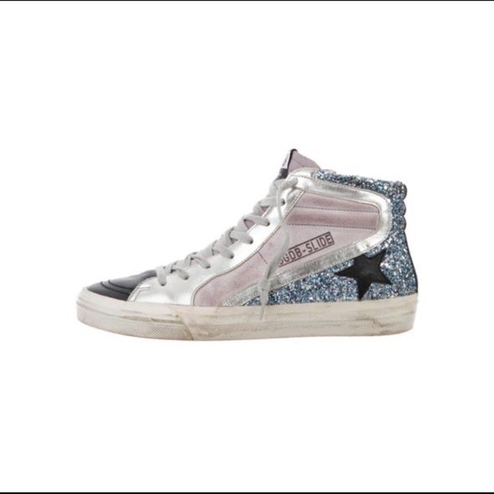 Slide Glitter High Top Sneaker
GOLDEN GOOSE